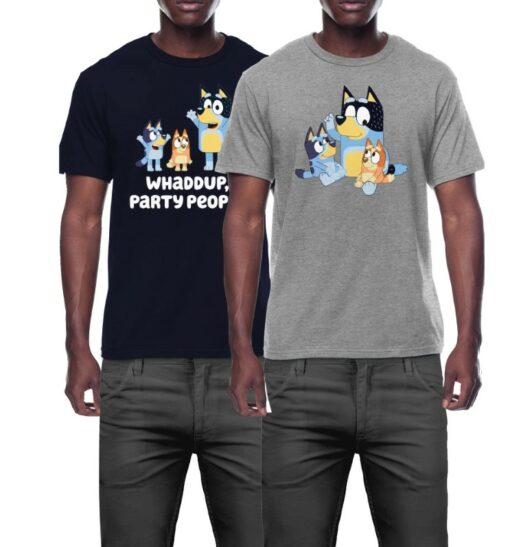 bluey-mens-big-mens-graphic-t-shirts